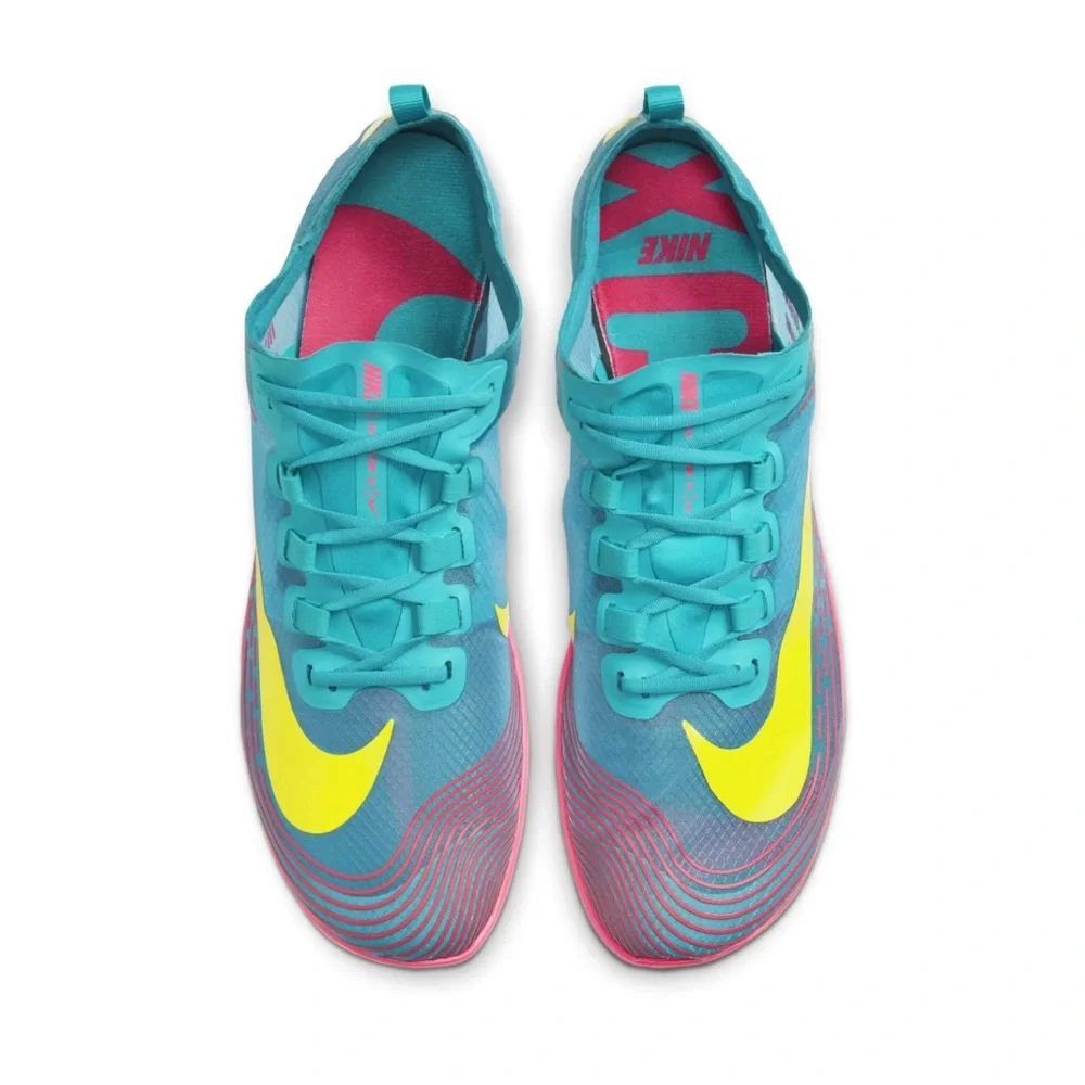 New Men Nike Zoom Victory 5 XC Lakeside Opti Yellow Track Shoes No Spikes